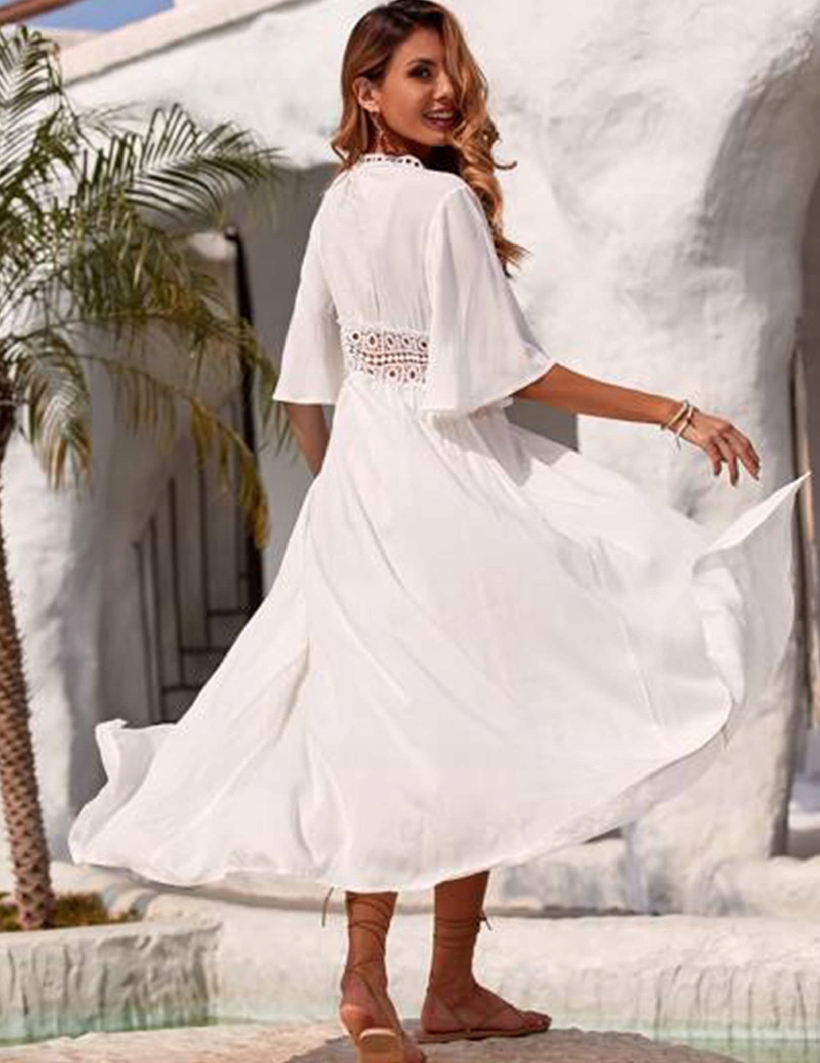 LETNIA SUKIENKA TUNIKA PLAŻOWA PAREO NARZUTKA Marka Inna marka