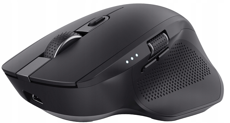 mysz bezprzewodowa 3200 Dpi Bluetooth radio dwie rolki akumulator