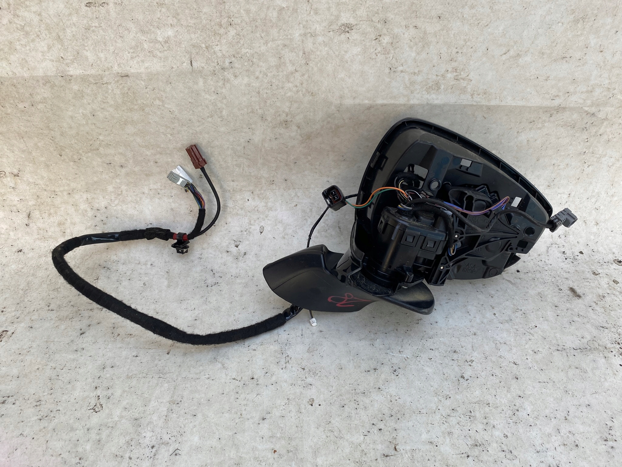 MAZDA CX-60 9+6 PIN mirror exterior left SZKIELET support