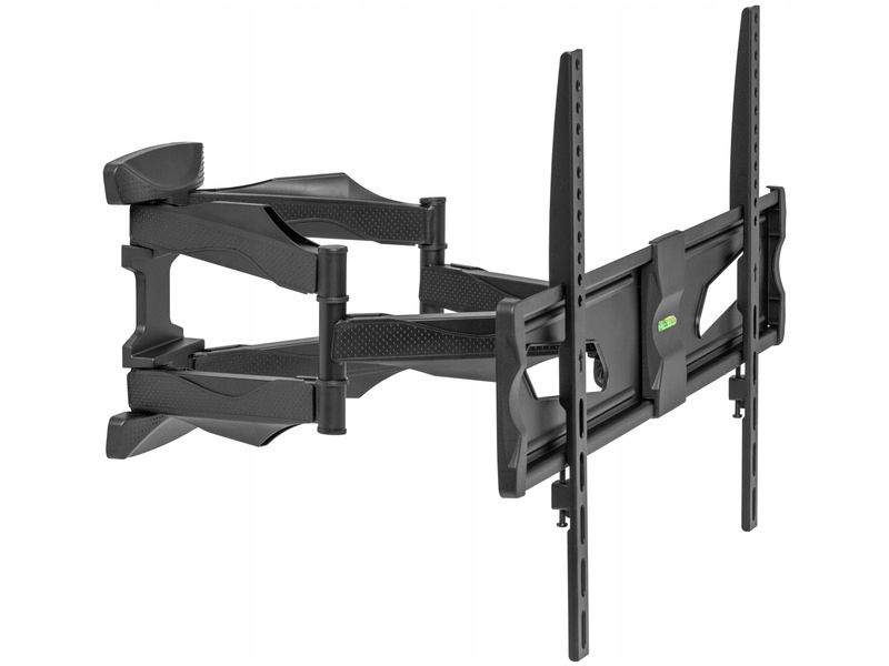 Držiak na vešiak na televízor, 37-70 palcov, čierny, silný, stabilný, nastaviteľný