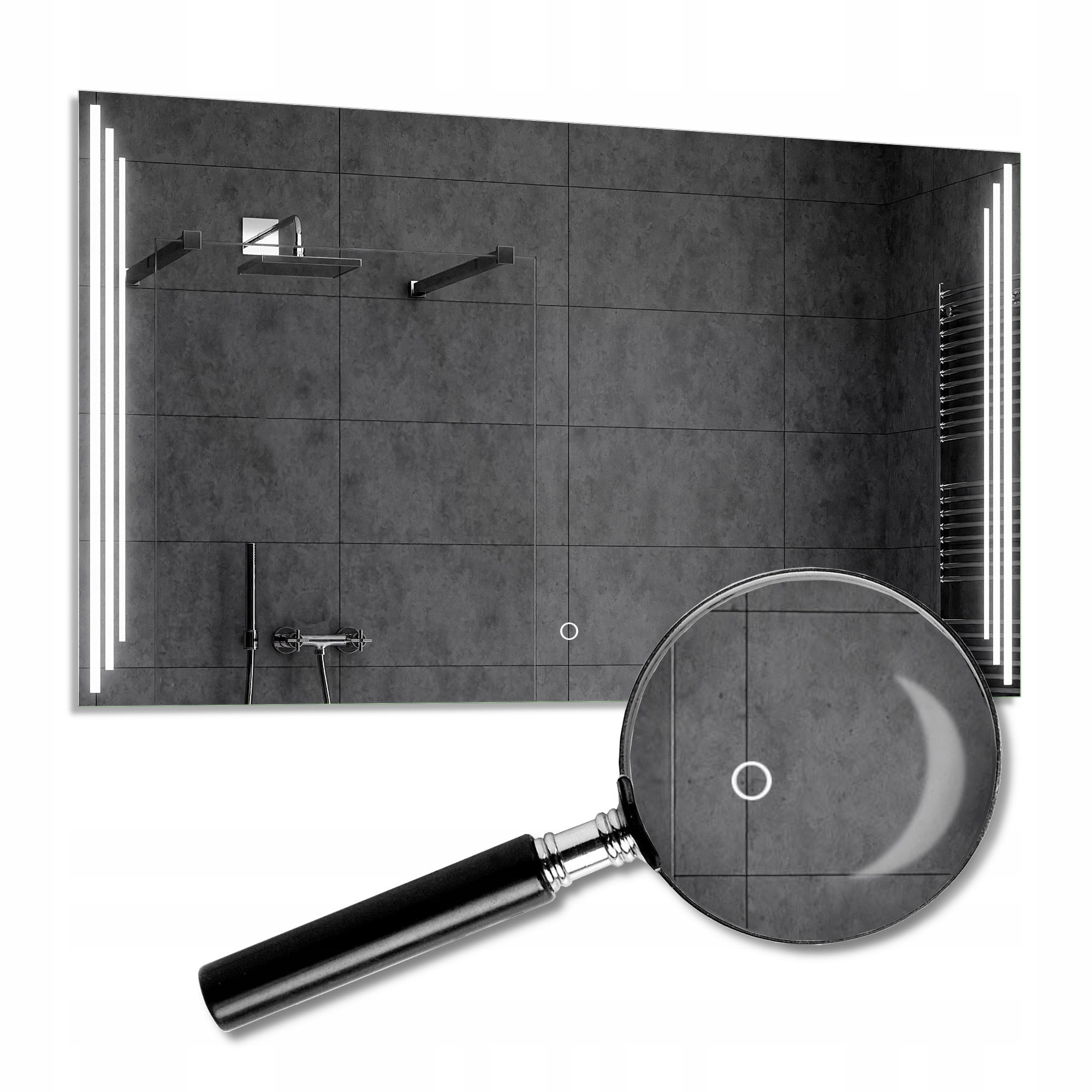 Led zrkadlo s dotykovým spínačom 60x80 Praha