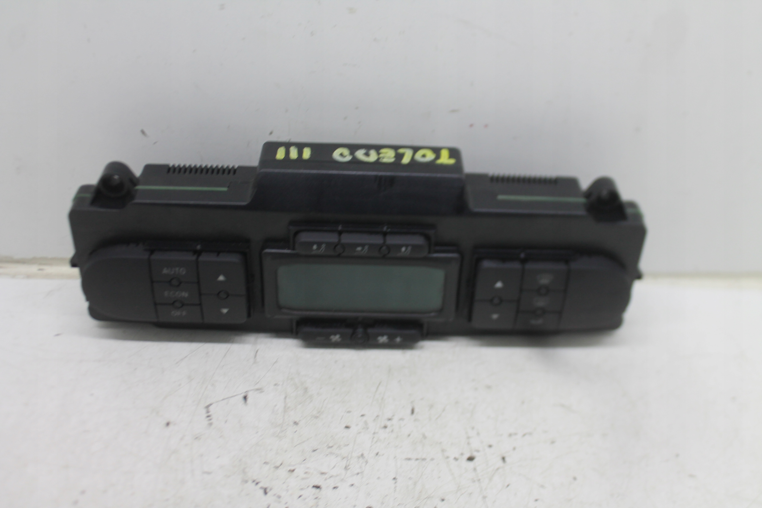 control panel air conditioning devices of the air conditioning SEAT TOLEDO III