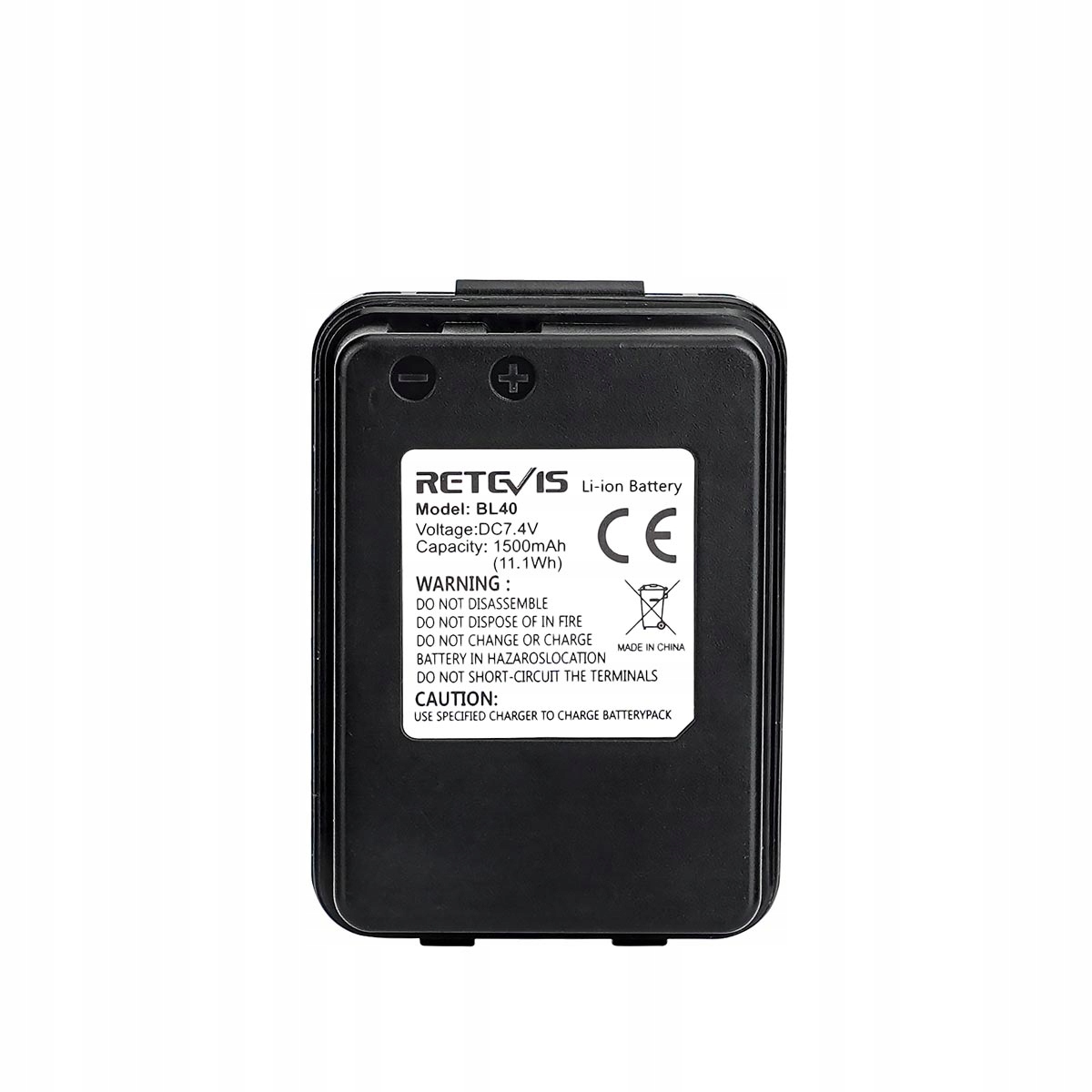 Retevis RM40 Oryginalny akumulator 1500mAh 7.4V (1 szt)