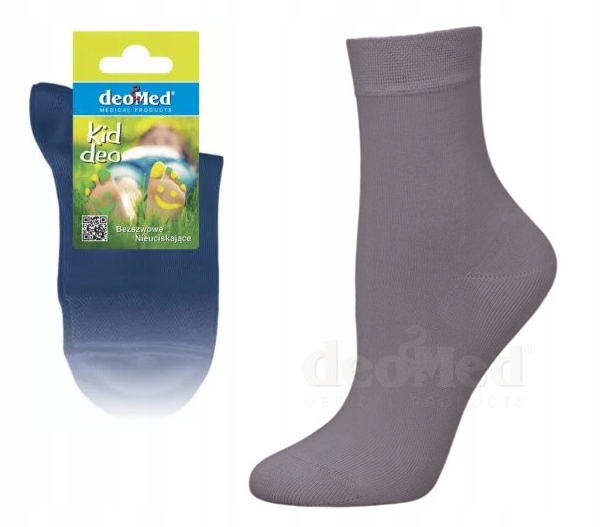 

Skarpetki dziecięce DeoMed Kid Deo 33-35 Szare