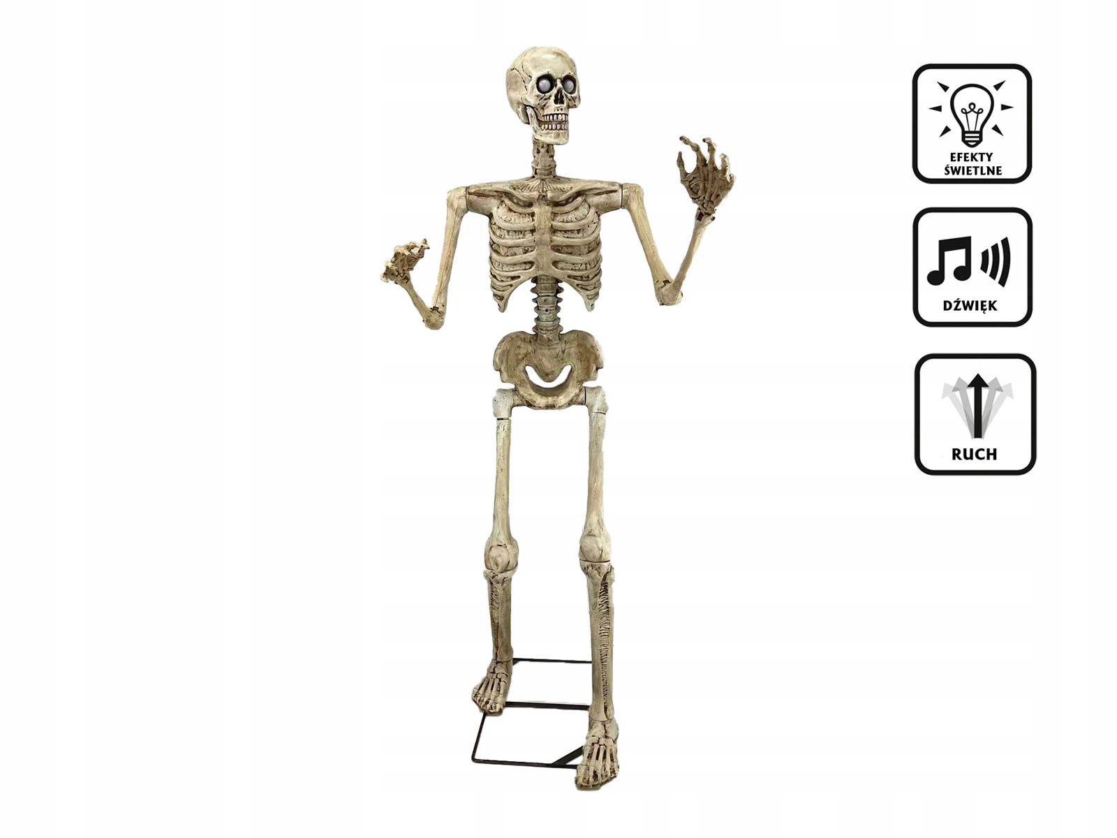 Dekoracja Szkielet Kościotrup 150 cm Halloween
