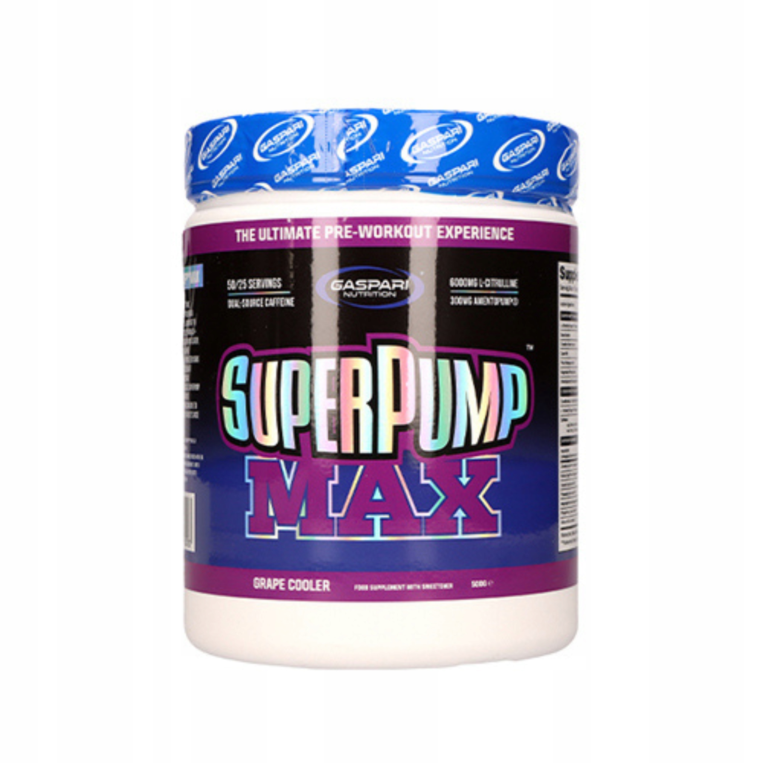 Gaspari Nutrition Pump Max 500 g Předtréninkový booster na hrozny