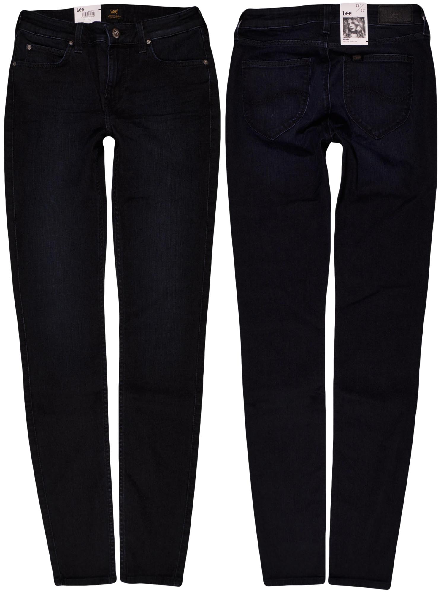 Lee kalhoty Regular skinny Navy jeans Jodee W26 L33