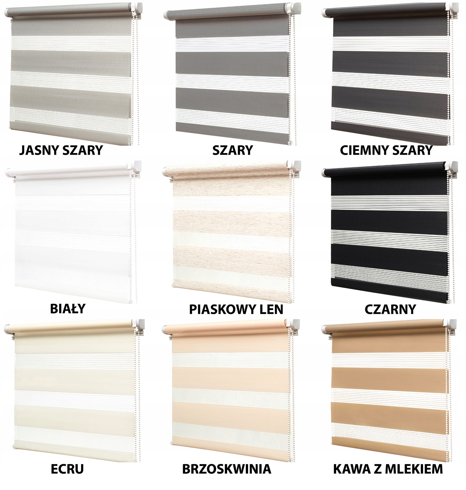 ROLETA ROLETY DZIEN NOC 70X150 NA WYMIAR BEZINWAZYJNE NAPINACZ ŻALUZJE Marka inna