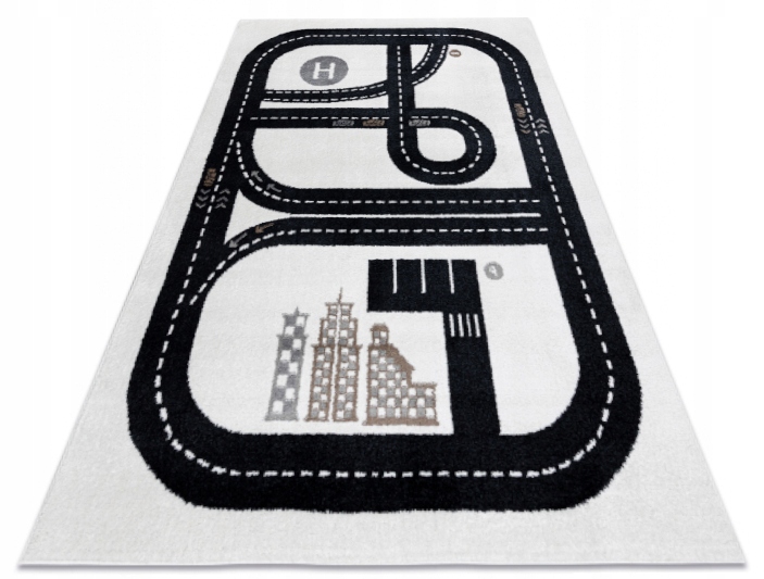 Dywan FUN TRACK 200x290 ulice uliczki miasto auta