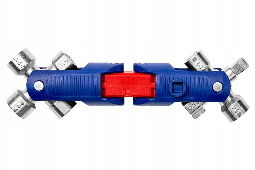 Univerzální klíč Knipex JointKey Quadro, skládací, 10 systémů, bity 1/4"