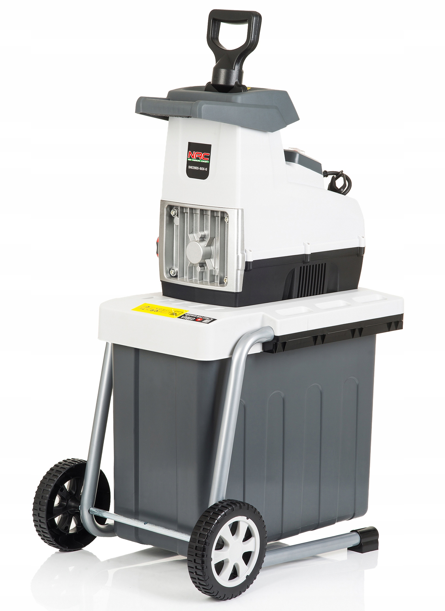 ROZDRABNIACZ ELEKTRYCZNY do GAŁĘZI RĘBAK FREZOWY 2800W 44MM SHE280S-BOX-G Waga narzędzia 19.2 kg