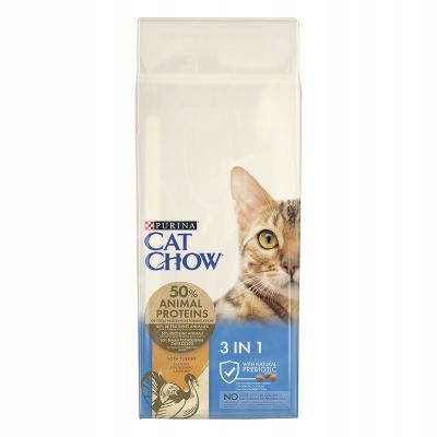 Purina Cat Chow 3 In 1 Indyk 15 kg