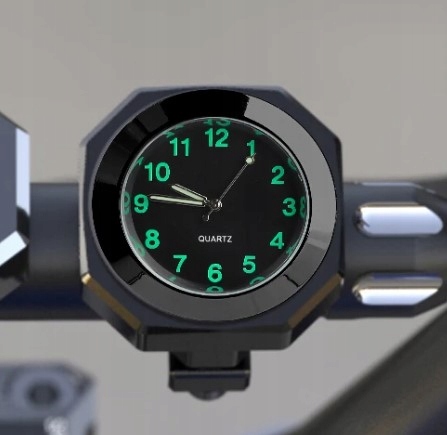 ZEGAREK KWARCOWY MINI BLACK NA MOTOR LUB ROWER Numer katalogowy producenta SMMG-BlackMOTOR