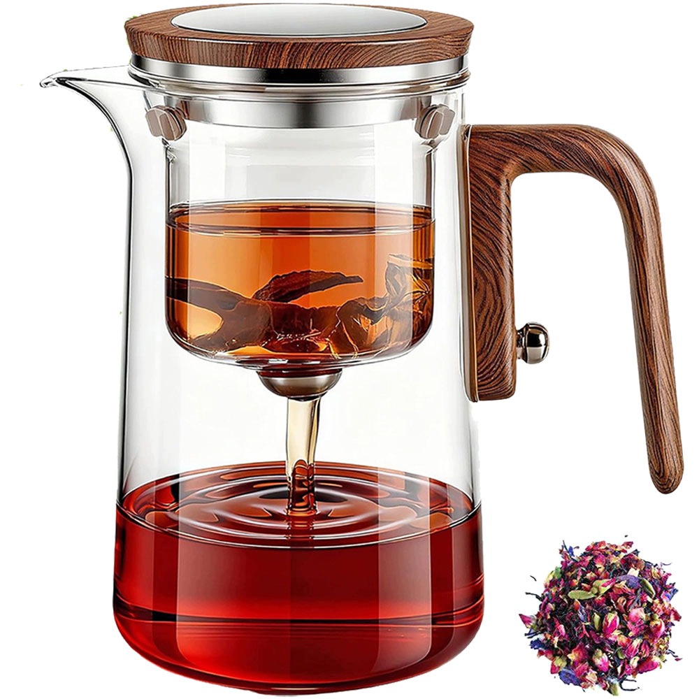 Skleněná Konvice S Vařičem 800 ml Banquet Sítko na čaj Bylinky Nápoje