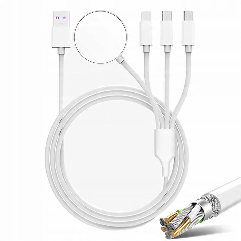 

4W1 Ładowarka Indukcyjna Kabel Iwatch Iphone Typ-c