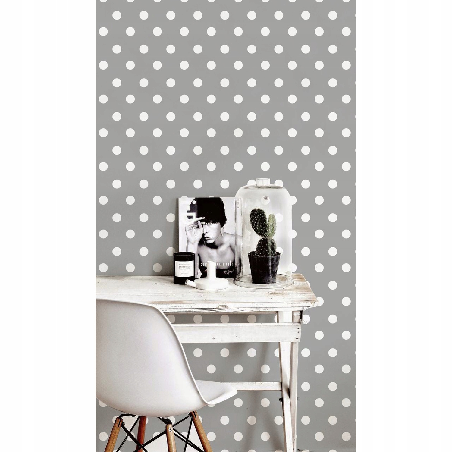 

Tapeta ścienna Wzór w kropki MagicStick 250x104 cm