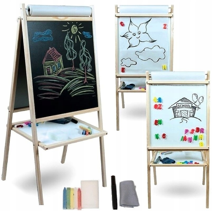 

Tablica 4w1 Magnetyczna Kredowa Papier Gratisy
