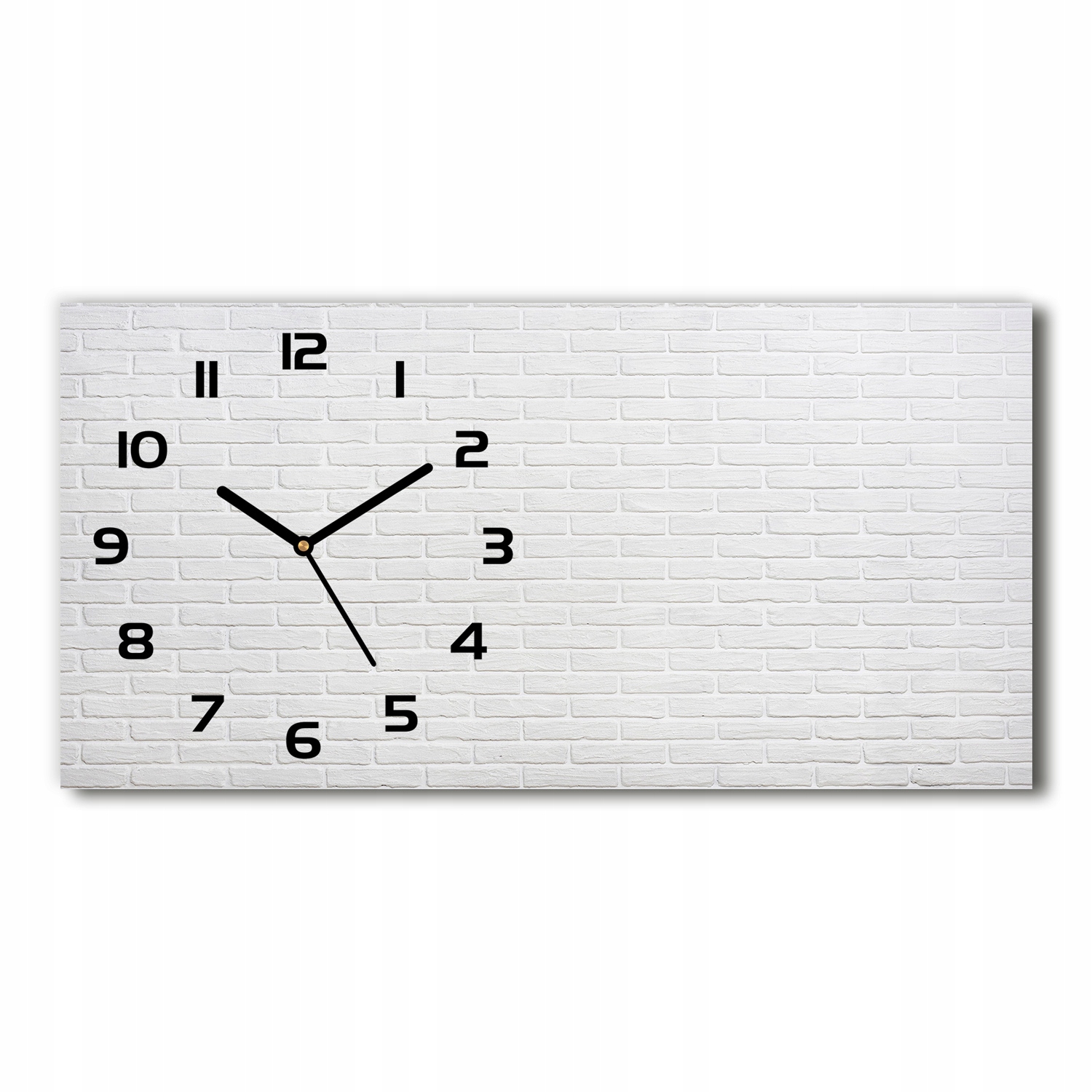 

Zegar ścienny szklany cichy Ceglana ściana 60x30cm