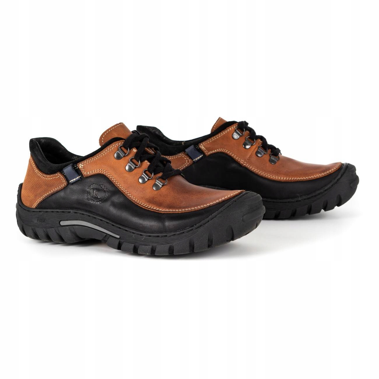 

Buty męskie trekkingowe skóra 917K ceglane 41