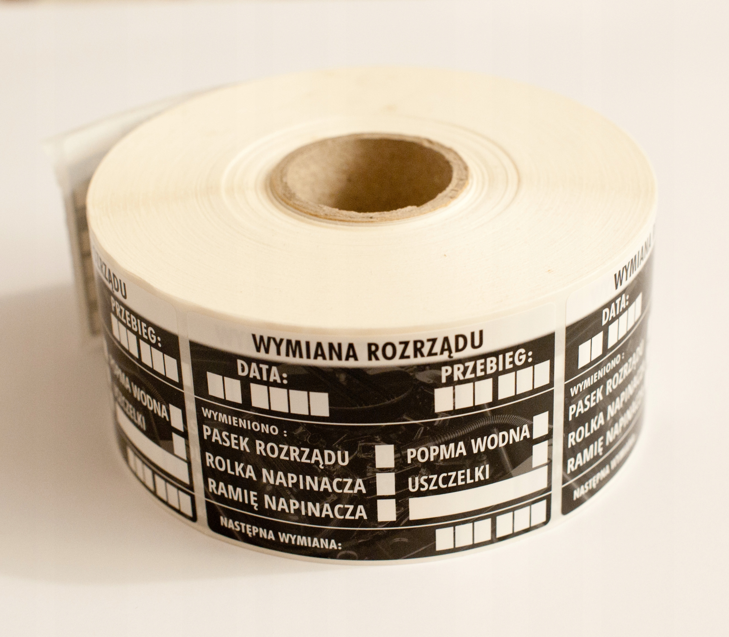 NAKLEJKI SERWISOWE 50 szt. WYMIANA ROZRZĄDU Producent Inny