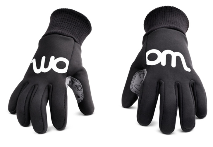 Rękawiczki rowerowe Zimowe Ocieplane dziecięce Woom Warm Tens Rozmiar 7