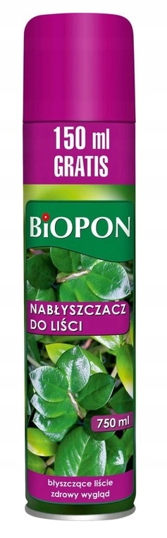 

Biopon Wydajny Spray Nabłyszczacz Do Liści 750ml