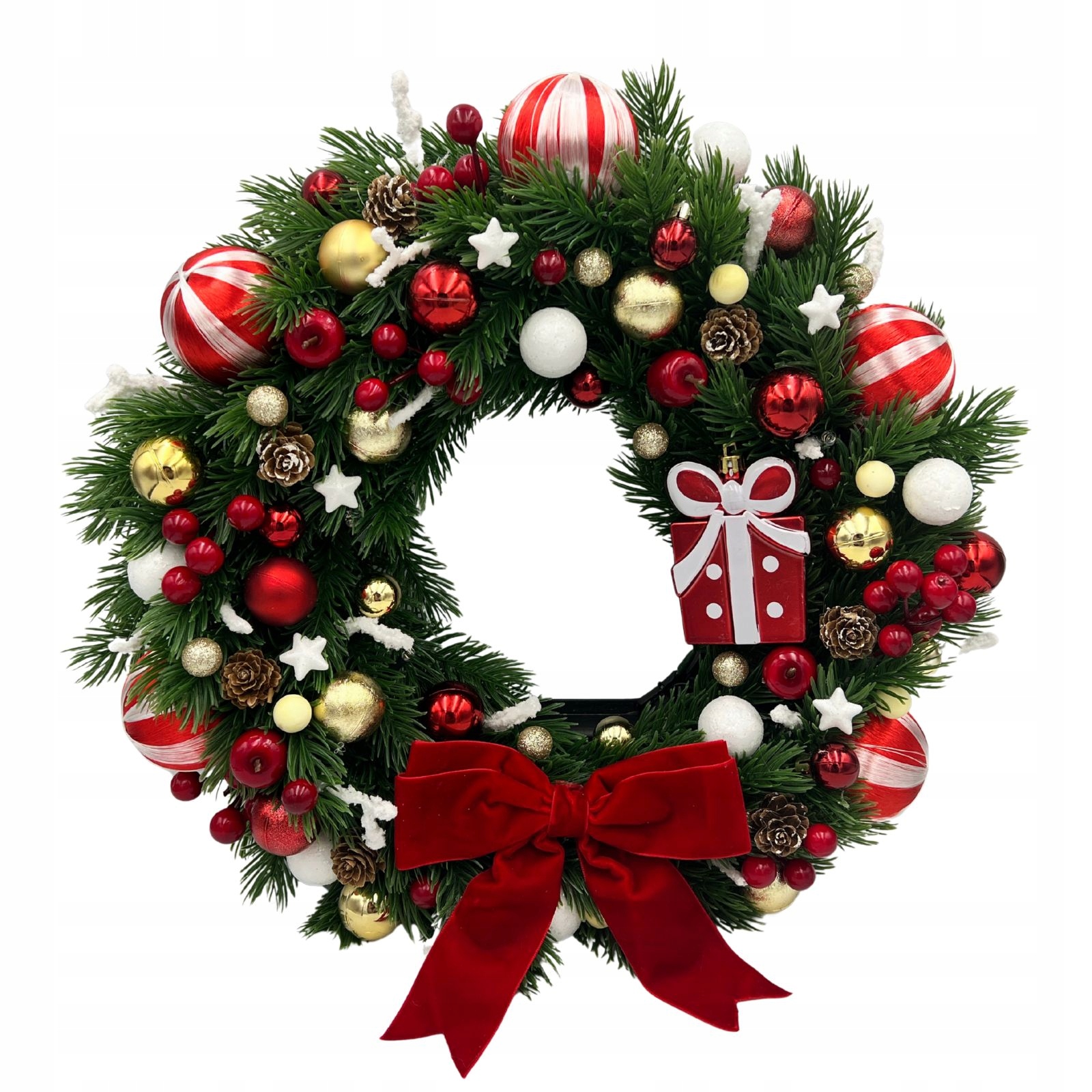 Vianočný Veniec Na Dvere Dekorácia Na Vianoce Venček Dekorácia Led