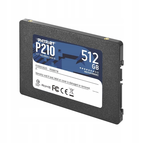 

Ssd Patriot 512GB P210 SATA3 2.5'' 520/430 MB/s