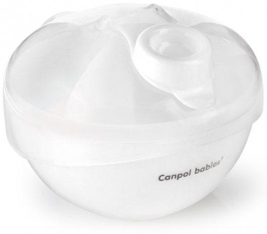 CANPOL POJEMNIK NA MLEKO W PROSZKU 3 KOMORY BIAŁY