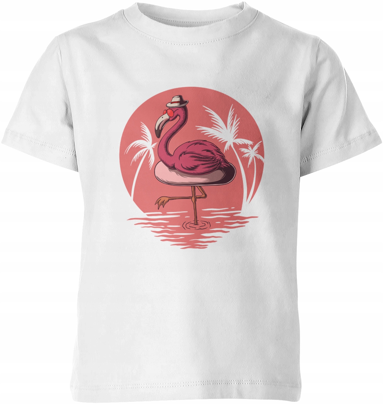 

Flaming Koszulka Dziecięca Z Flamingiem Nadrukiem