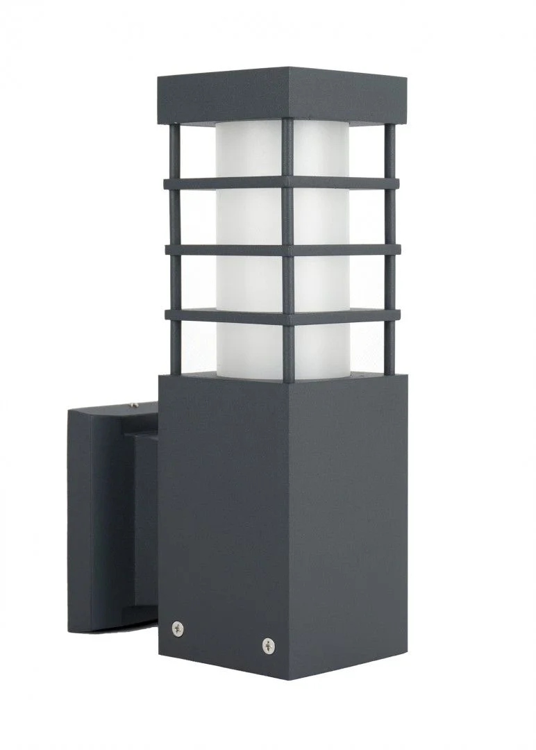 Venkovní nástěnné zahradní svítidlo tmavě šedé, moderní, 25 cm, IP54 Su-ma