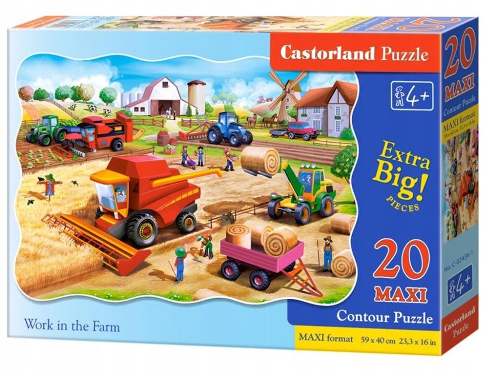 

Puzzle 20 Max - Work On The Farm Castor