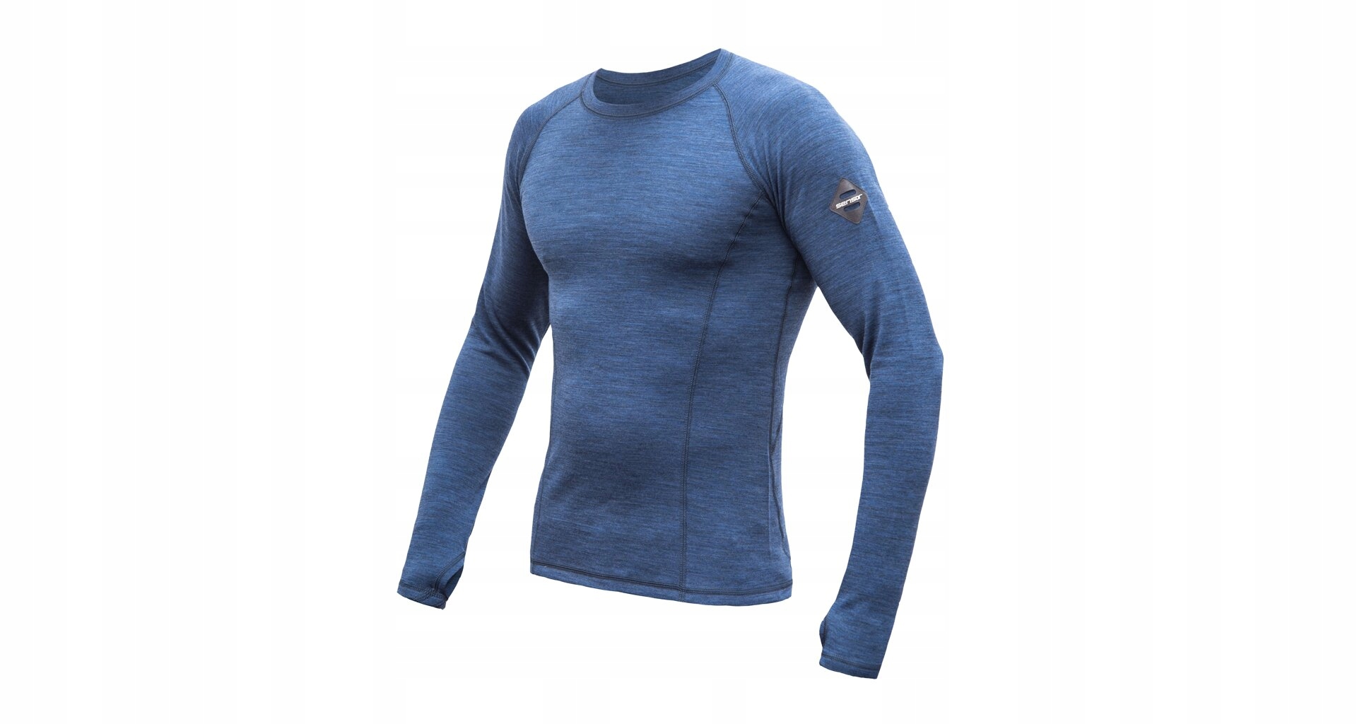 Sensor Merino Bold Pánské Triko Dl.rukáv Cool Blue Velikost L