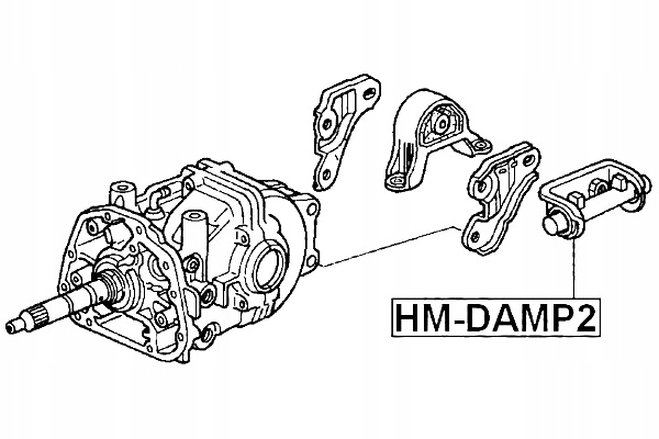 FEBEST ODBÓJ NIK TYLNEGO MECHANIZMU RÓŻNICOWEGO HONDA CR-V RD5 Producent części Febest