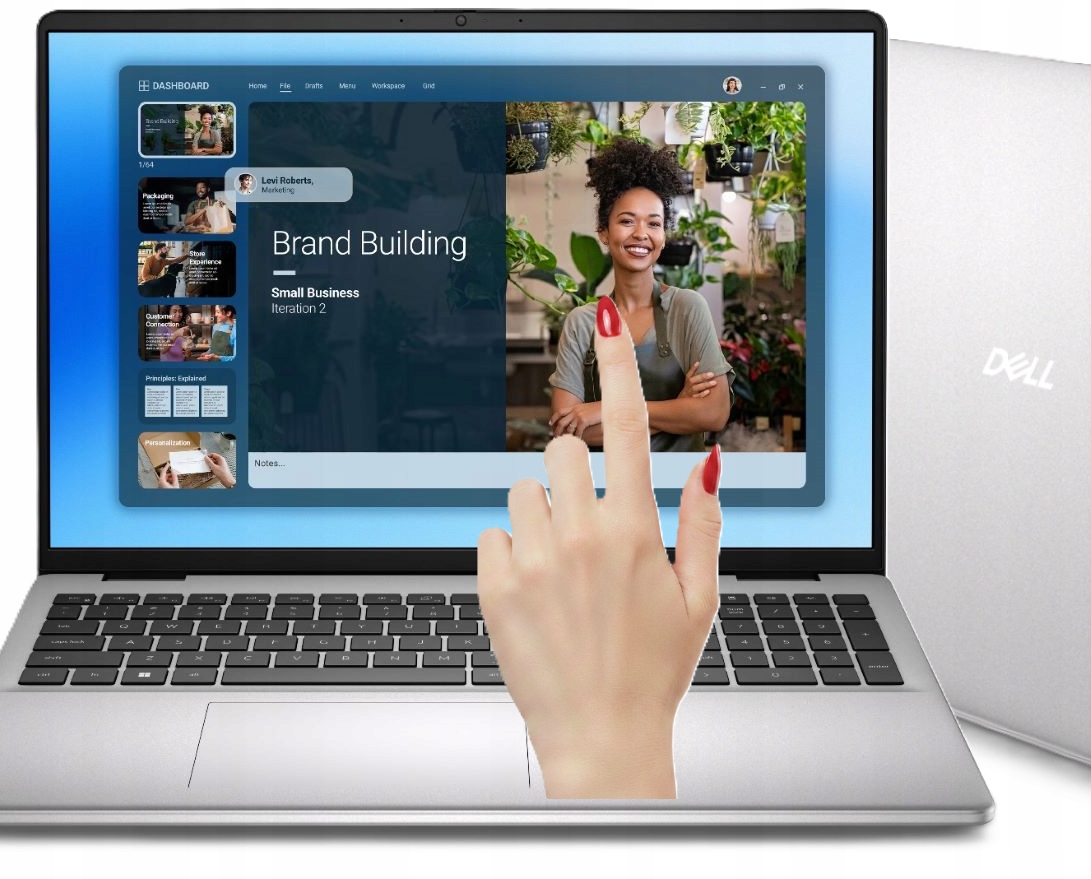 Laptop Dell 16 Fhd 1920x1200 Dotykowy Core 5 120U 16GB 512 Ssd WIN11