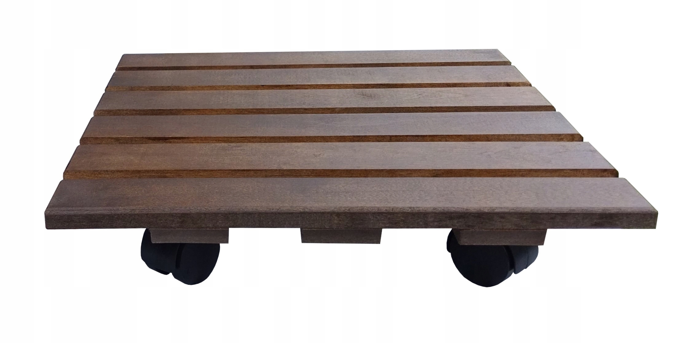 

Podstawka drewniana pod donice na kółkach 34cm