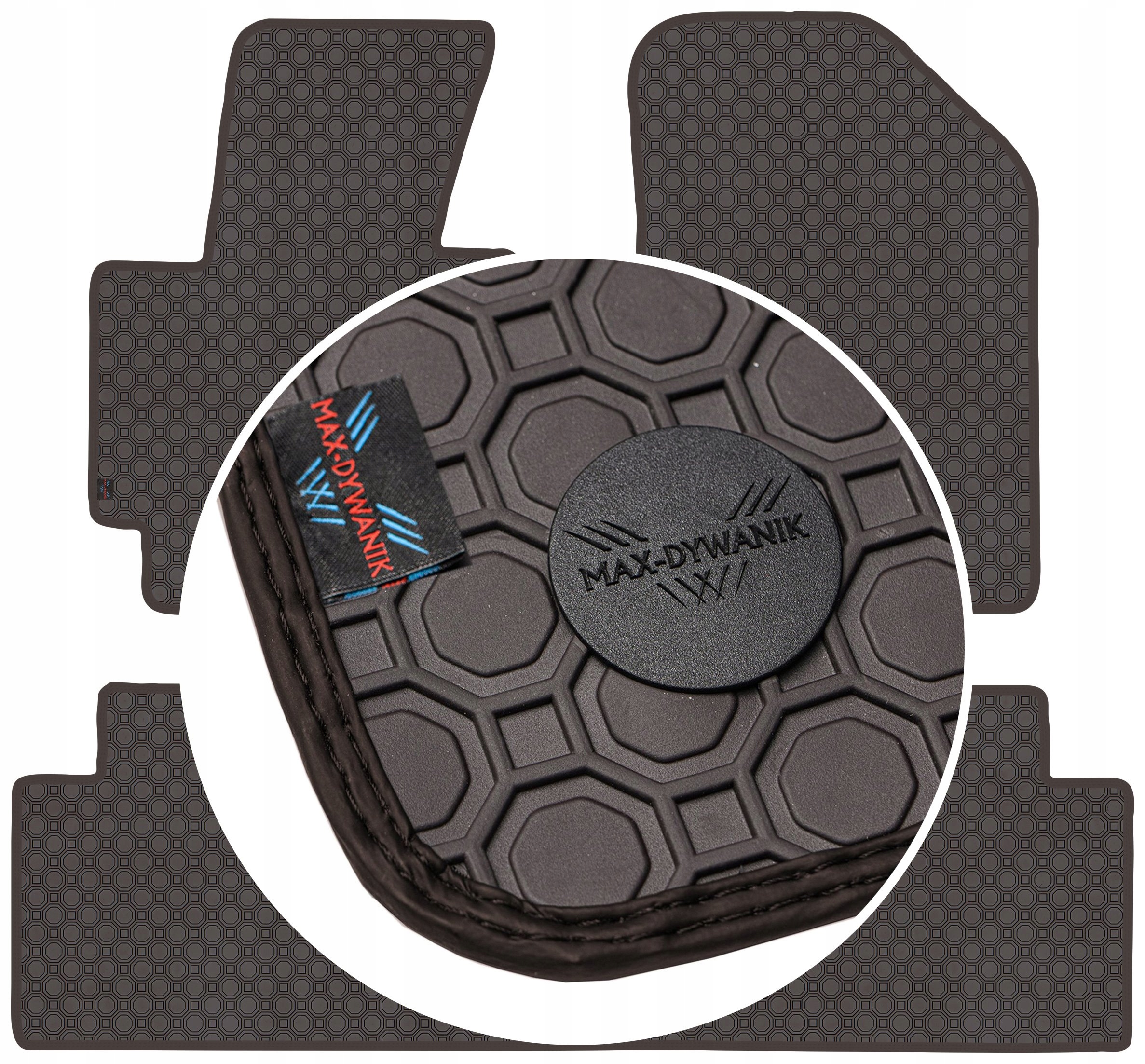 Kia Soul II 2013-2017 Koberce Hnedé