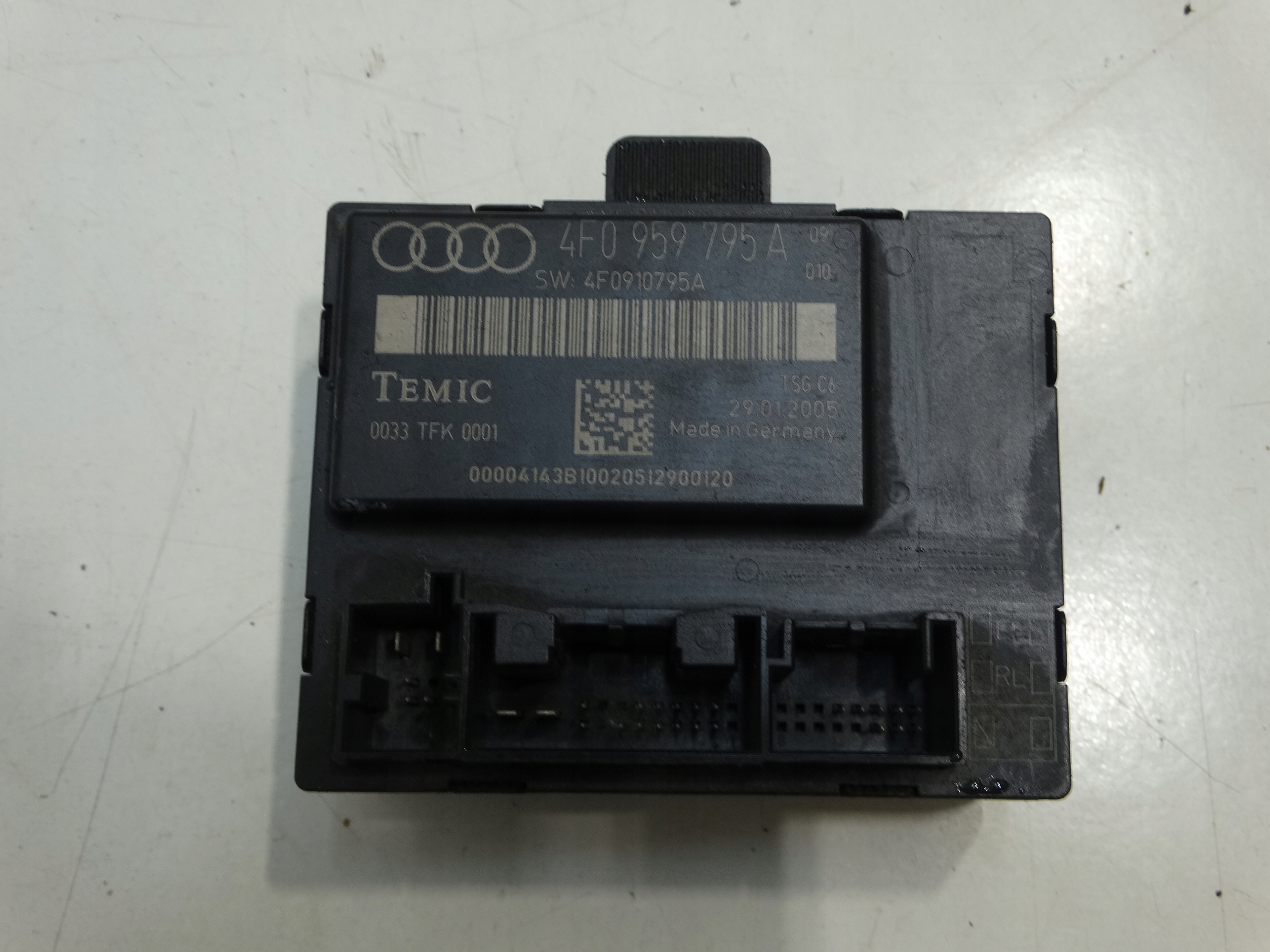 module control unit KOMFORTU door left rear part AUDI A6 C6 4F0959795A