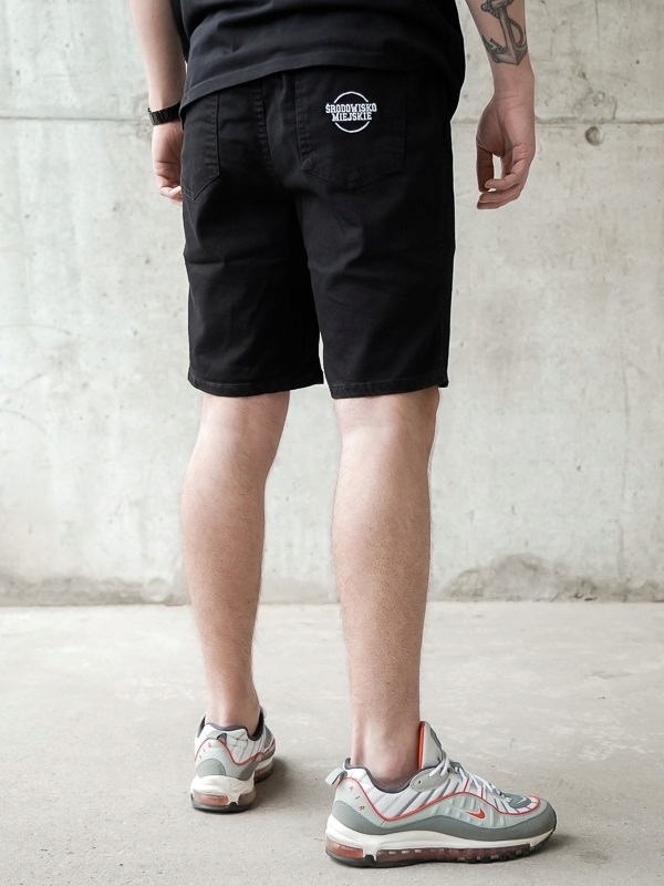 Kraťasy Jeans Środowisko Miejskie Black vel. L