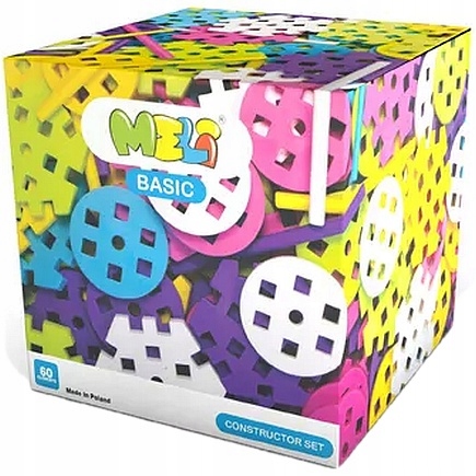 

Meli Basic Constructor Pink 50059 Wafle Klocki 60