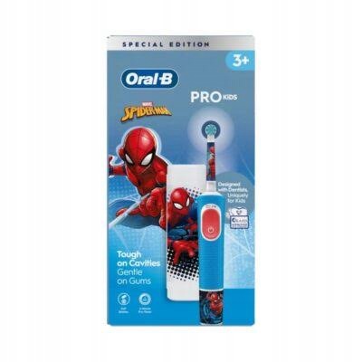 Elektryczna szczoteczka do zębów Oral-B Pro Kids 3+ Spider-Man Etui