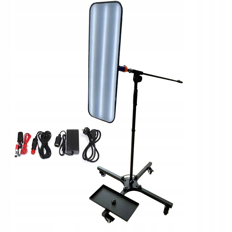 Veľká stacionárna tieniaca lampa Stojan Najlepšia Pdr batéria 6 Led pásov