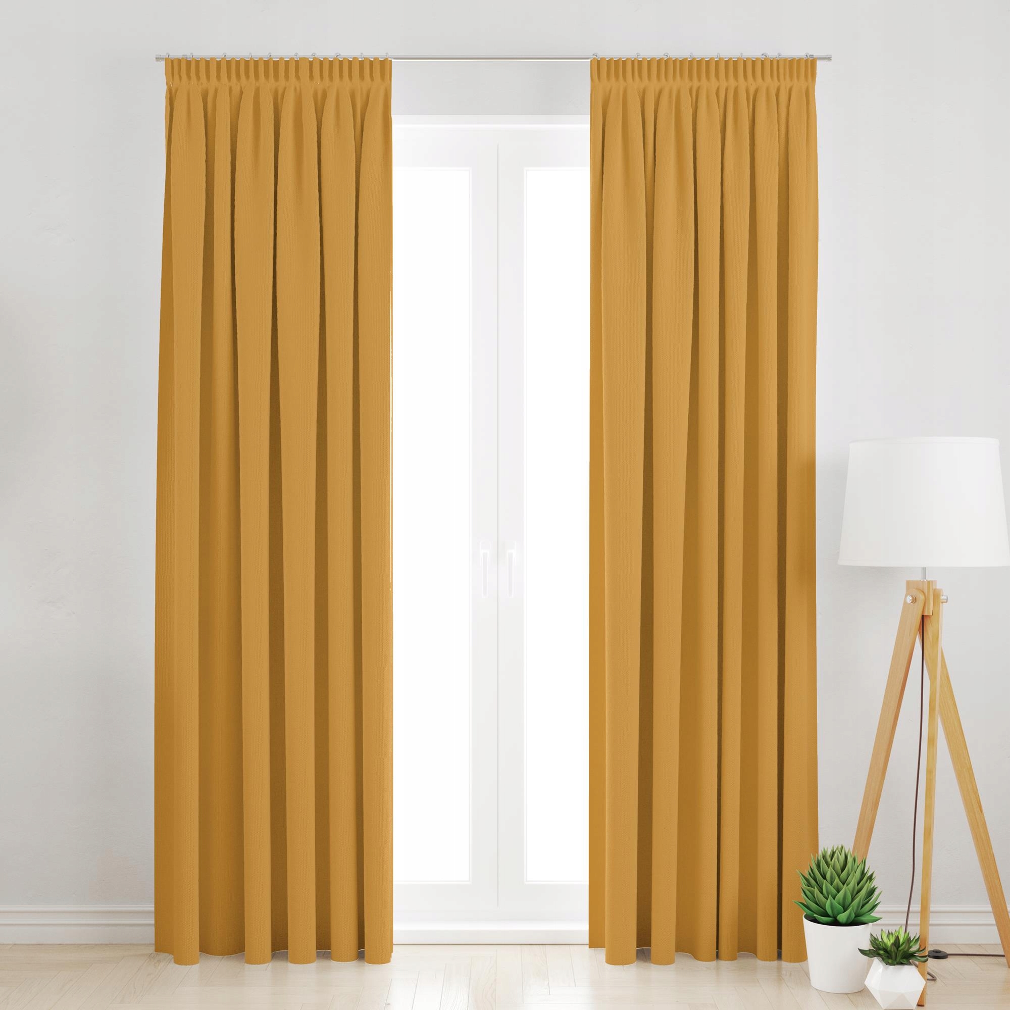 Zatemňovacia Záclona Na Páske 145X270 Horčica