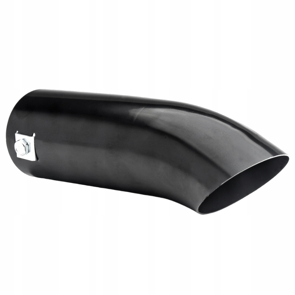 

Końcówka Wydechu Tłumika Zagięta Skos 60MM Czarna