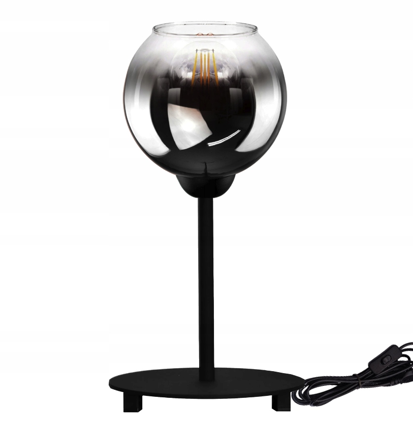 

Lampka Nocna Biurkowa Stołowa Edison Szkło Loft