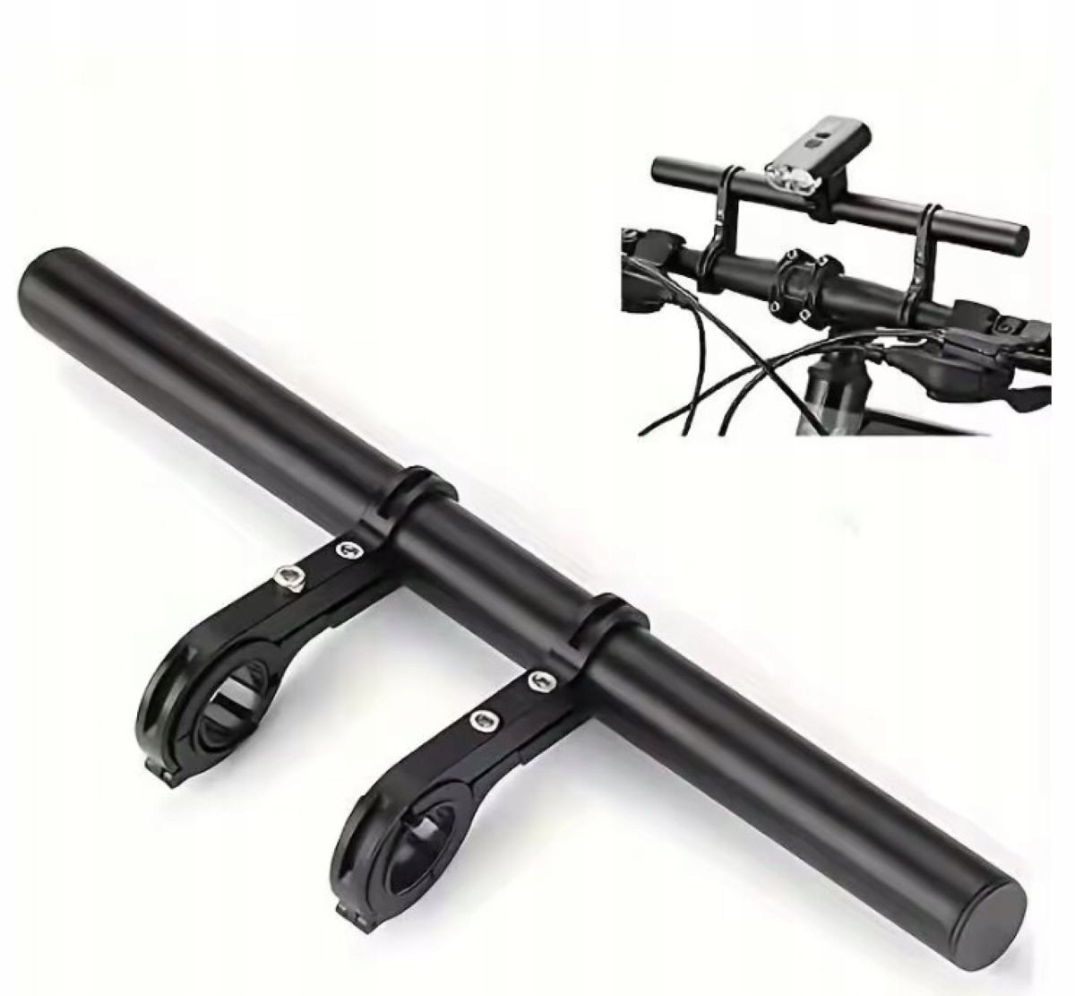 UCHWYT NA KIEROWNICĘ ROWERU PRZEDŁUŻENIE KIEROWNICY 30CM