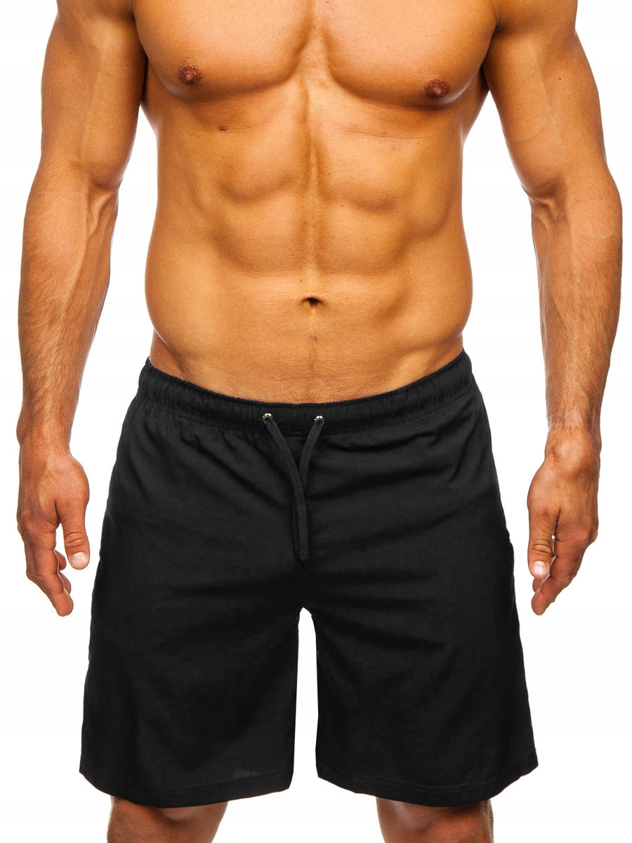 

Spodenki Kąpielowe Męskie Czarne HH037A Denley_l