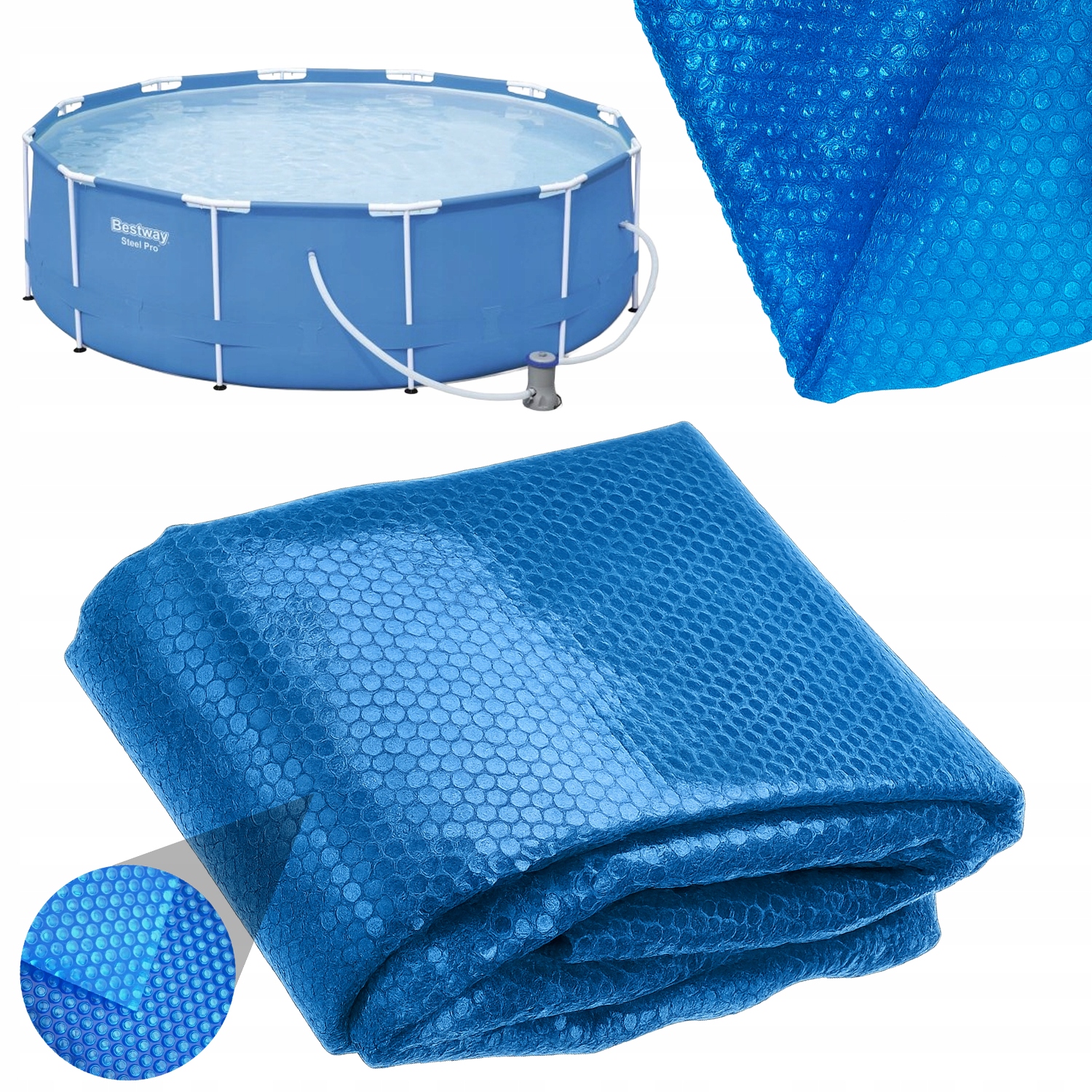 Solárna krytka na ohrev vody do bazéna Steel Pro 366 x 100 cm Bestway