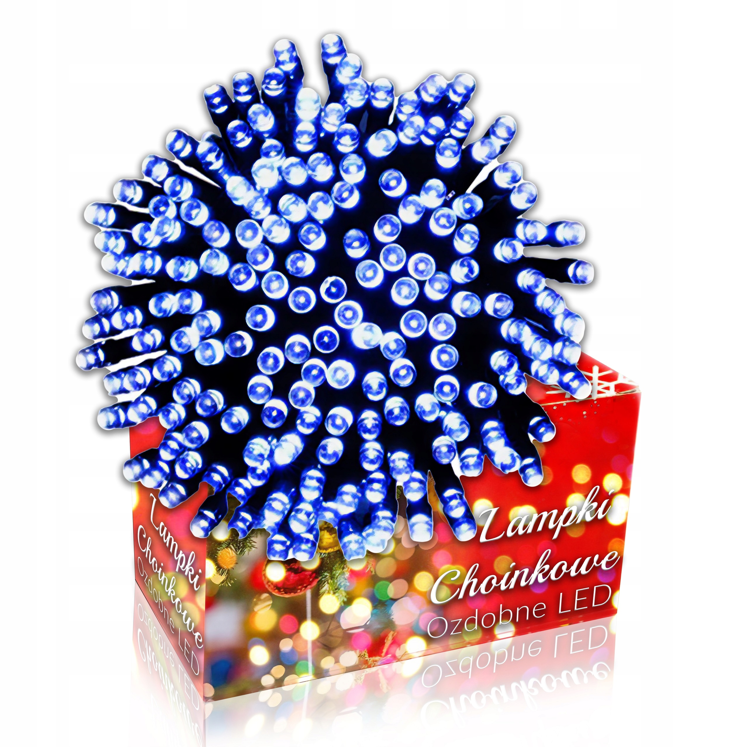 

Lampki Choinkowe 500 Led Zew/wew Niebieskie