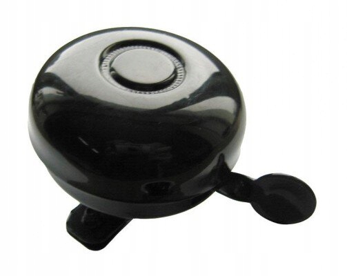 

*Dzwonek rowerowy Retro czarny stalowy 58 mm
